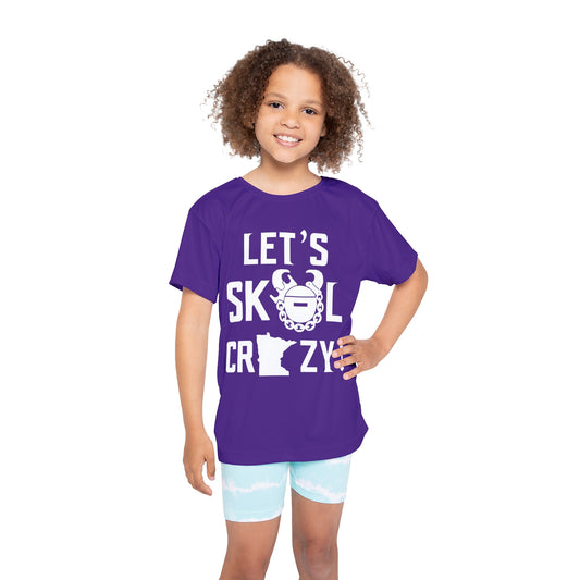Kids Sports Jersey (Purple) - Let's go Crazy!