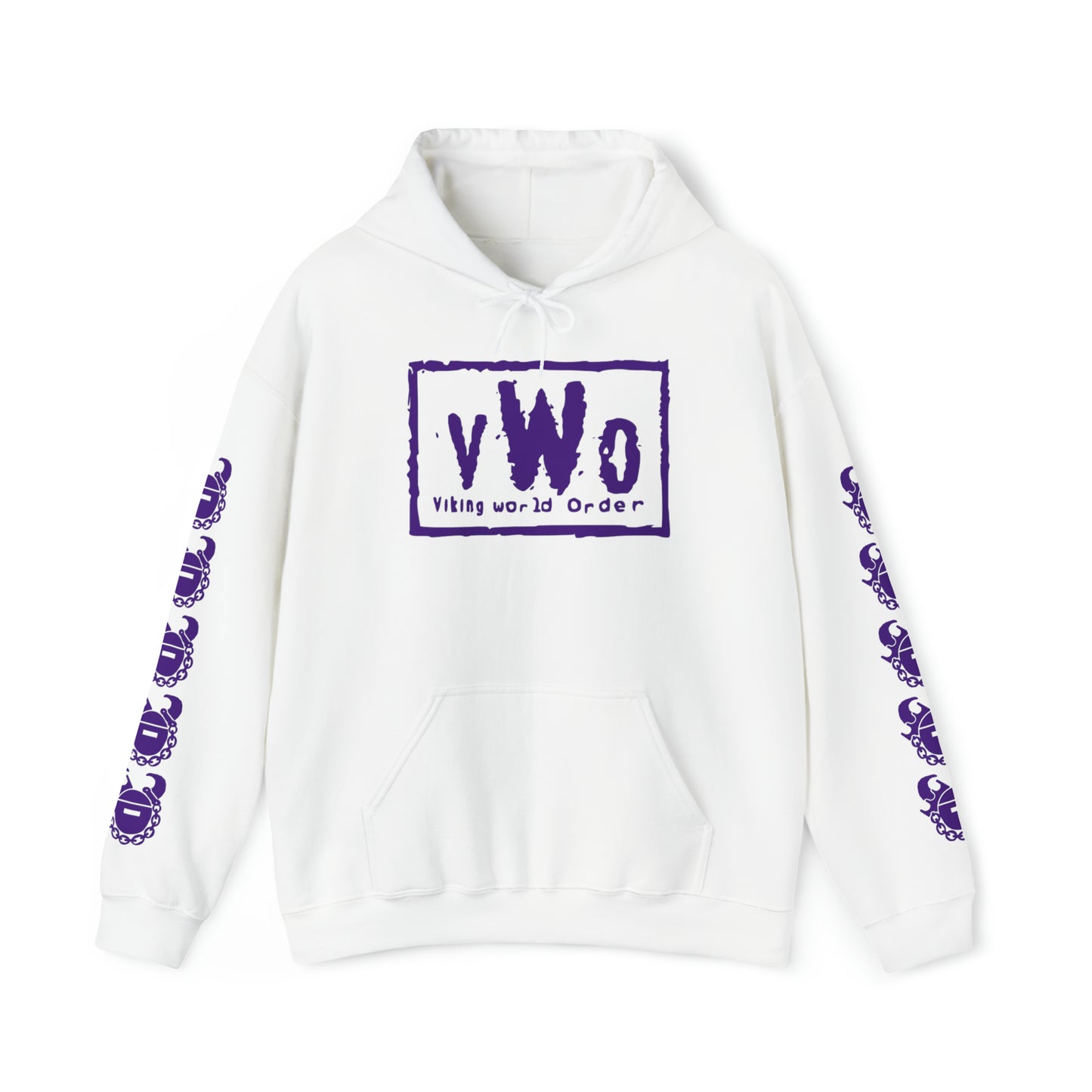 Unisex Heavy Blend™ Hooded Sweatshirt - VWO (Framed) + Game Day Helmet (Sleeves)