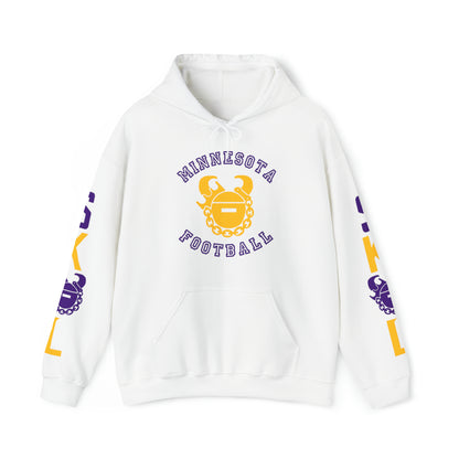 Unisex Heavy Blend™ Hooded Sweatshirt - Minnesota Football + Original (Sleeves)