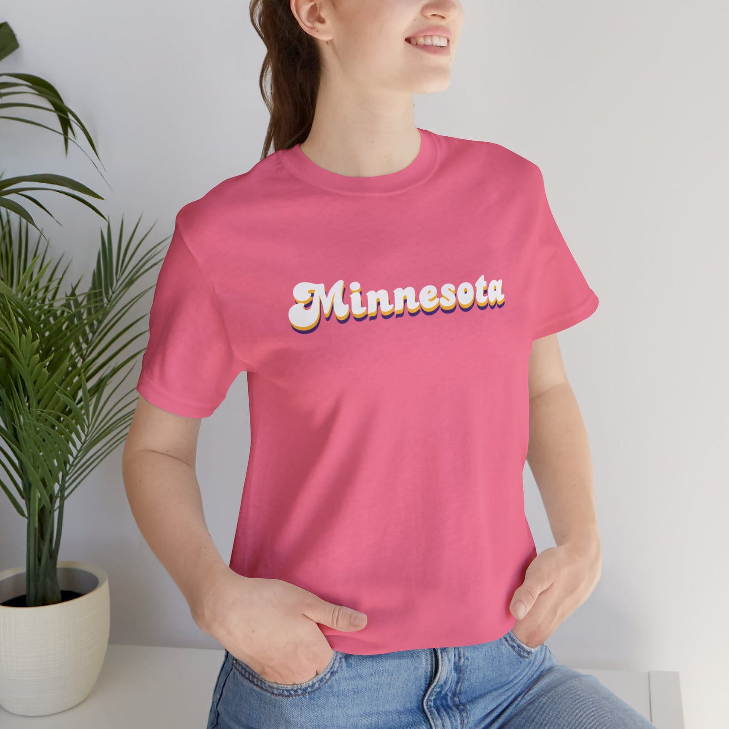 Unisex Jersey Short Sleeve Tee - Minnesota (Retro)