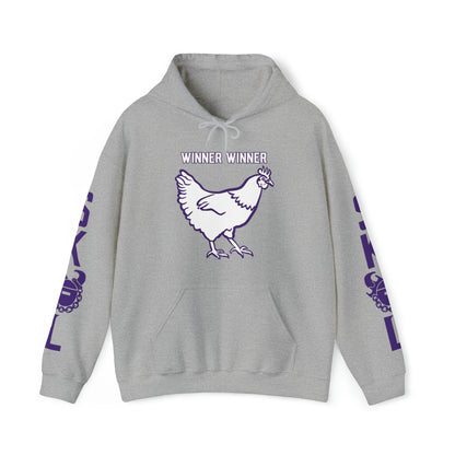 Unisex Heavy Blend™ Hooded Sweatshirt - Winner Winner Chicken Dinner + Original (Sleeves)
