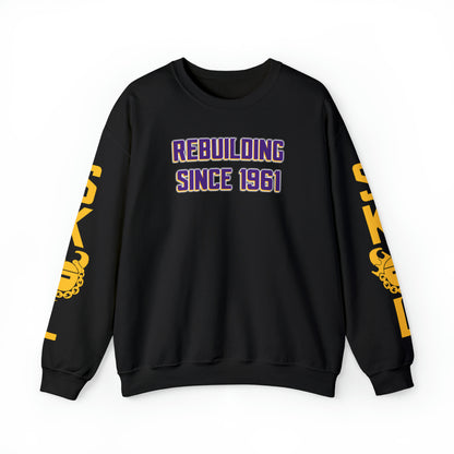 Unisex Heavy Blend™ Crewneck - Rebuilding Since 1961 + The Original (Sleeves)