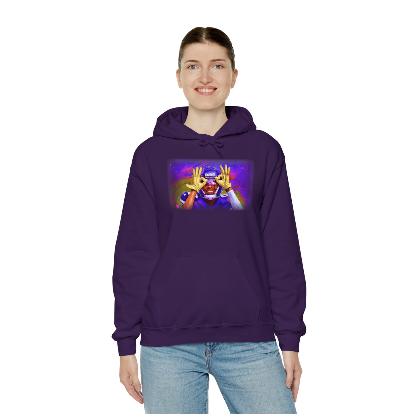 Unisex Heavy Blend™ Hoodie - Griddy (Color Blast)