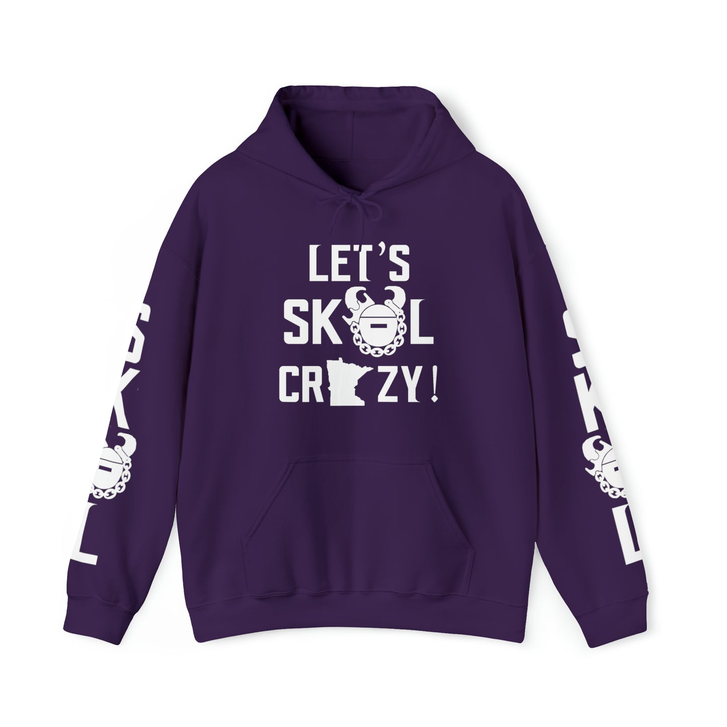 Unisex Heavy Blend™ Hooded Sweatshirt - Let's go Crazy! + Original (Sleeves)