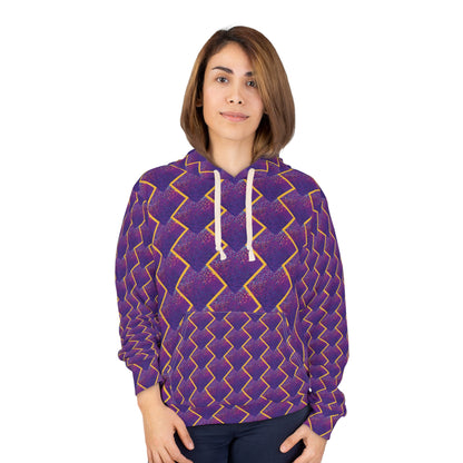 Unisex Pullover Hoodie - Purple Sparkle - SQUAD