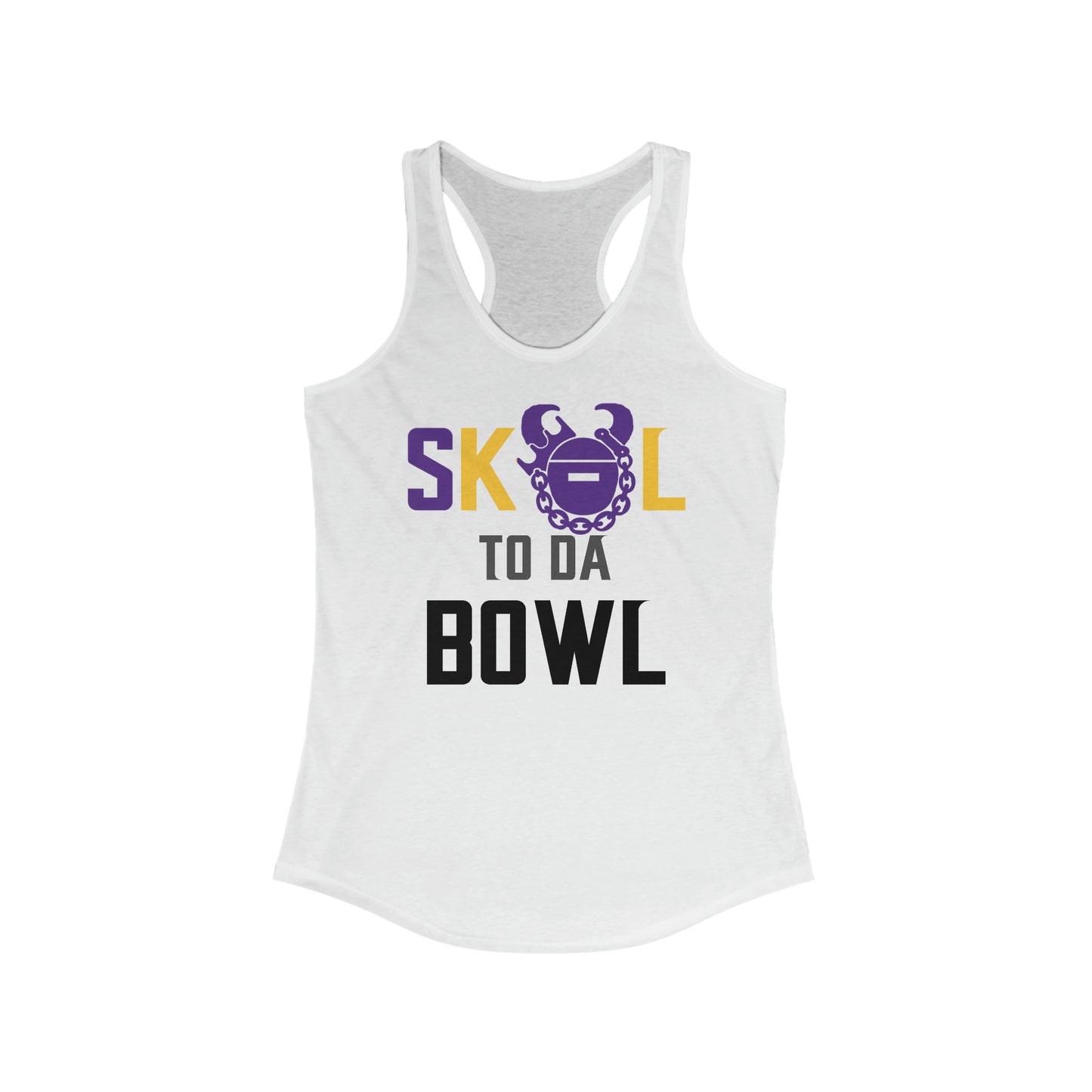 Ladies Ideal Racerback Tank - to da BOWL