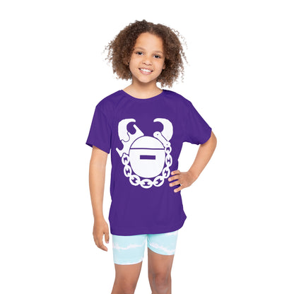Kids Sports Jersey (Purple) - Game Day Helmet