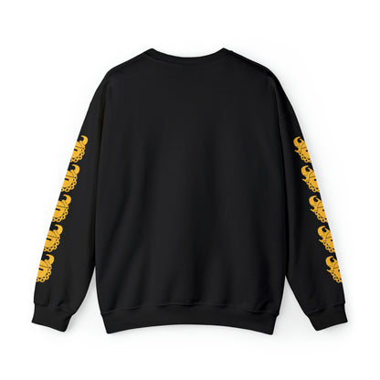 Unisex Heavy Blend™ Crewneck - Wife for Tickets + Game Day Helmet (Sleeves)