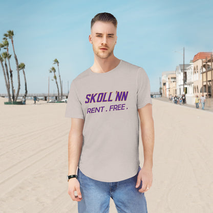 Men's Curved Hem Tee - SKOLL'NN - Rent Free
