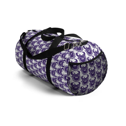 Duffel Bag - White/Purple Helmets - Vikes