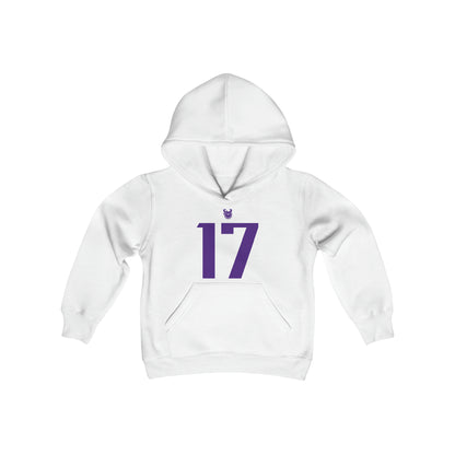 Youth Heavy Blend Hoodie - Jersey #17