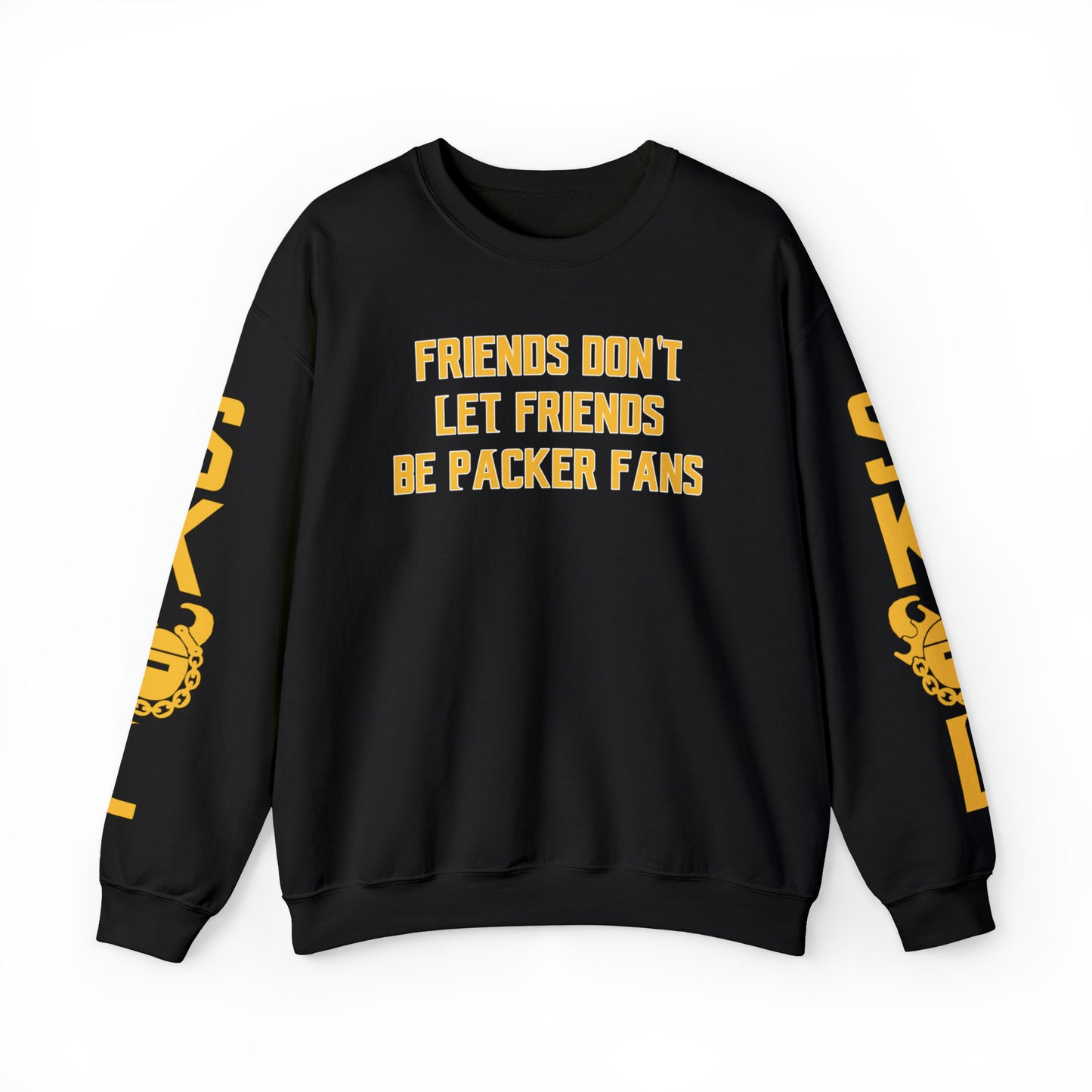 Unisex Heavy Blend™ Crewneck - Friends Don't Let Friends + The Original (Sleeves)