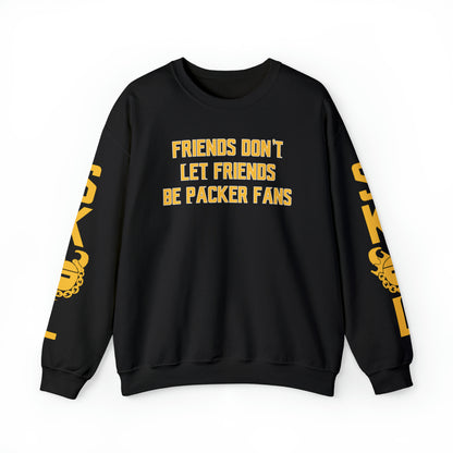 Unisex Heavy Blend™ Crewneck - Friends Don't Let Friends + The Original (Sleeves)