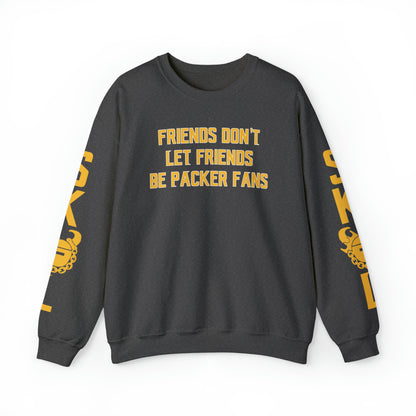 Unisex Heavy Blend™ Crewneck - Friends Don't Let Friends + The Original (Sleeves)