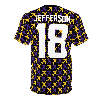 Unisex Cut & Sew Tee - Jet Planes - Jersey #18