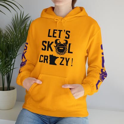 Unisex Heavy Blend™ Hooded Sweatshirt - Let's go Crazy! + Original (Sleeves)