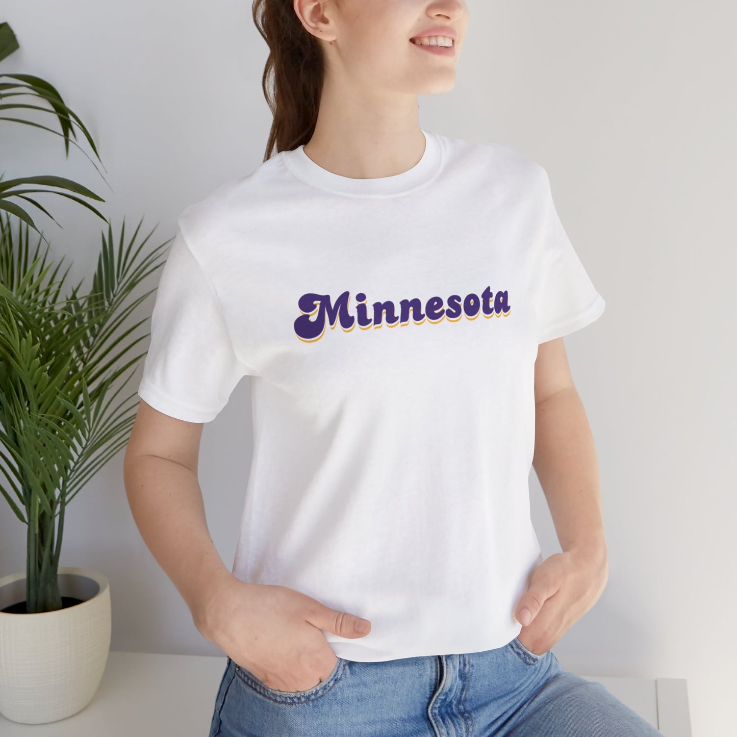 Unisex Jersey Short Sleeve Tee - Minnesota (Retro)