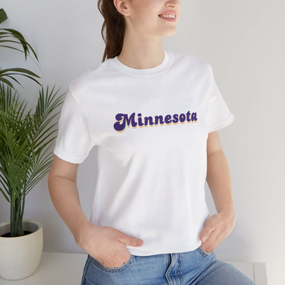 Unisex Jersey Short Sleeve Tee - Minnesota (Retro)