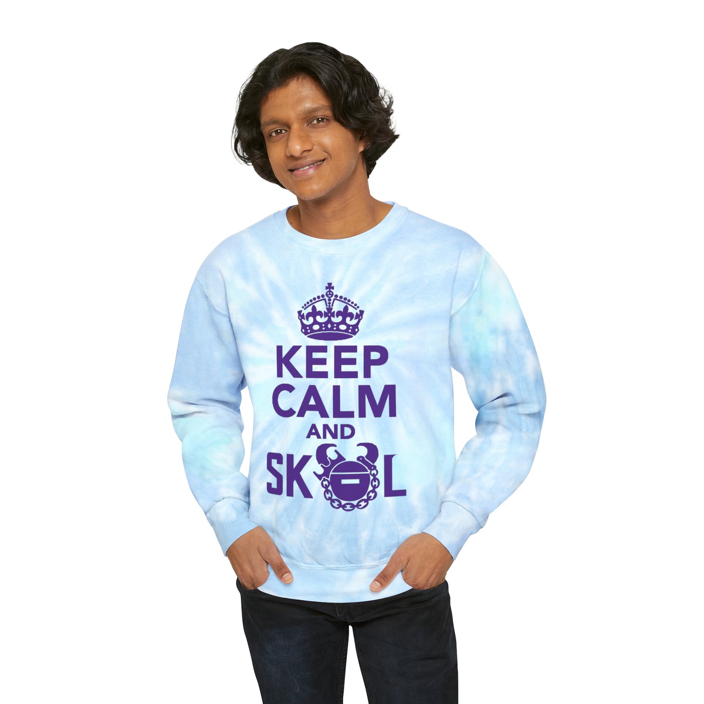 Tie-Dye Crewneck - Keep Calm