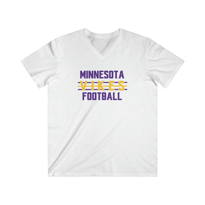 Men's Fitted V-Neck Short Sleeve - Vikes Football