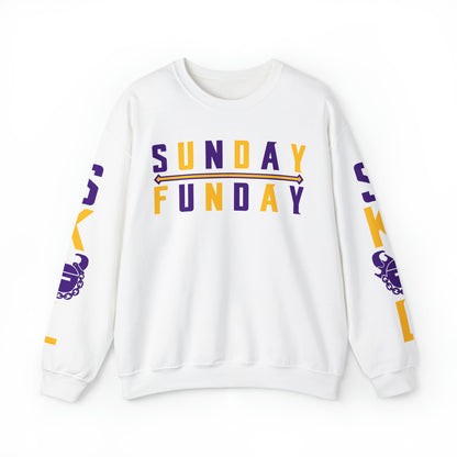 Unisex Heavy Blend™ Crewneck - Sunday FUNday + The Original (Sleeves)