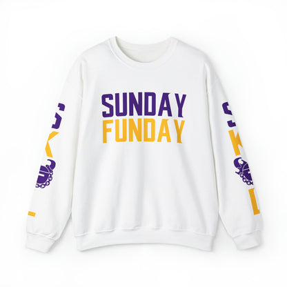 Unisex Heavy Blend™ Crewneck - SUNDAY FUNDAY + The Original (Sleeves)