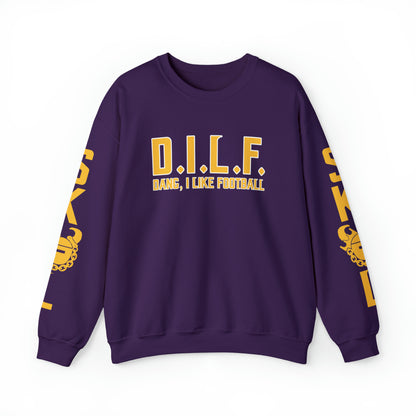 Unisex Heavy Blend™ Crewneck - D.I.L.F. + The Original (Sleeves)