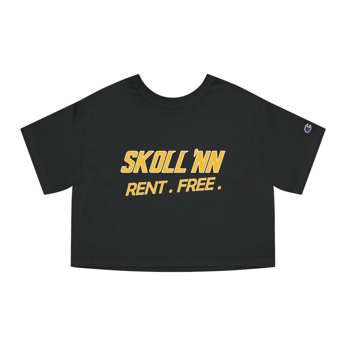 Women's Champion Heritage Cropped Top - SKOLL'NN - Rent Free