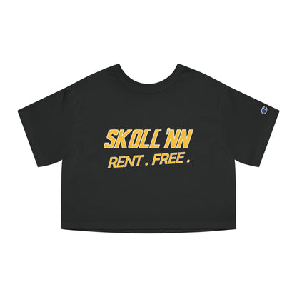 Women's Champion Heritage Cropped Top - SKOLL'NN - Rent Free