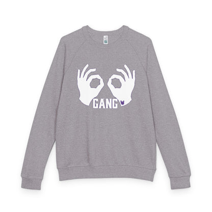 Unisex French Terry Raglan Crewneck - Griddy Gang