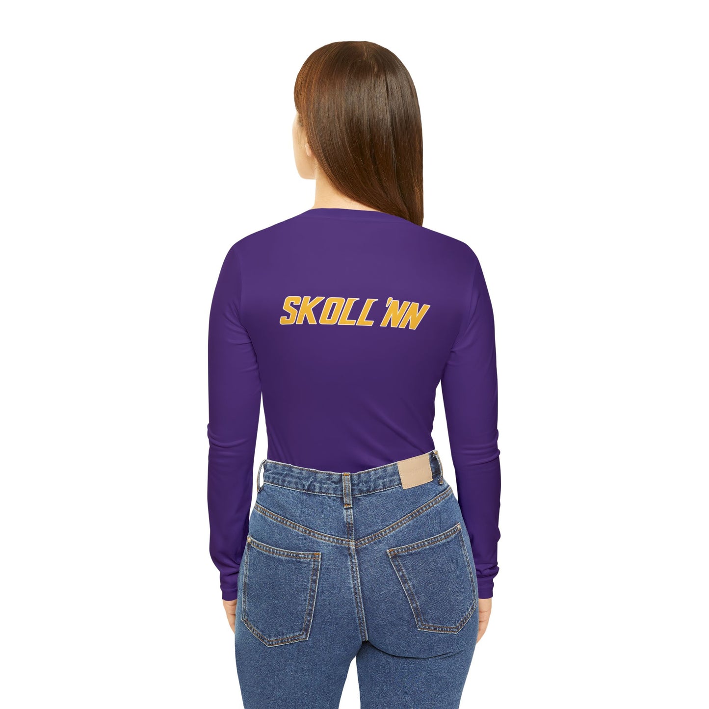 Women's Long Sleeve V-neck Shirt - SKOLL'NN