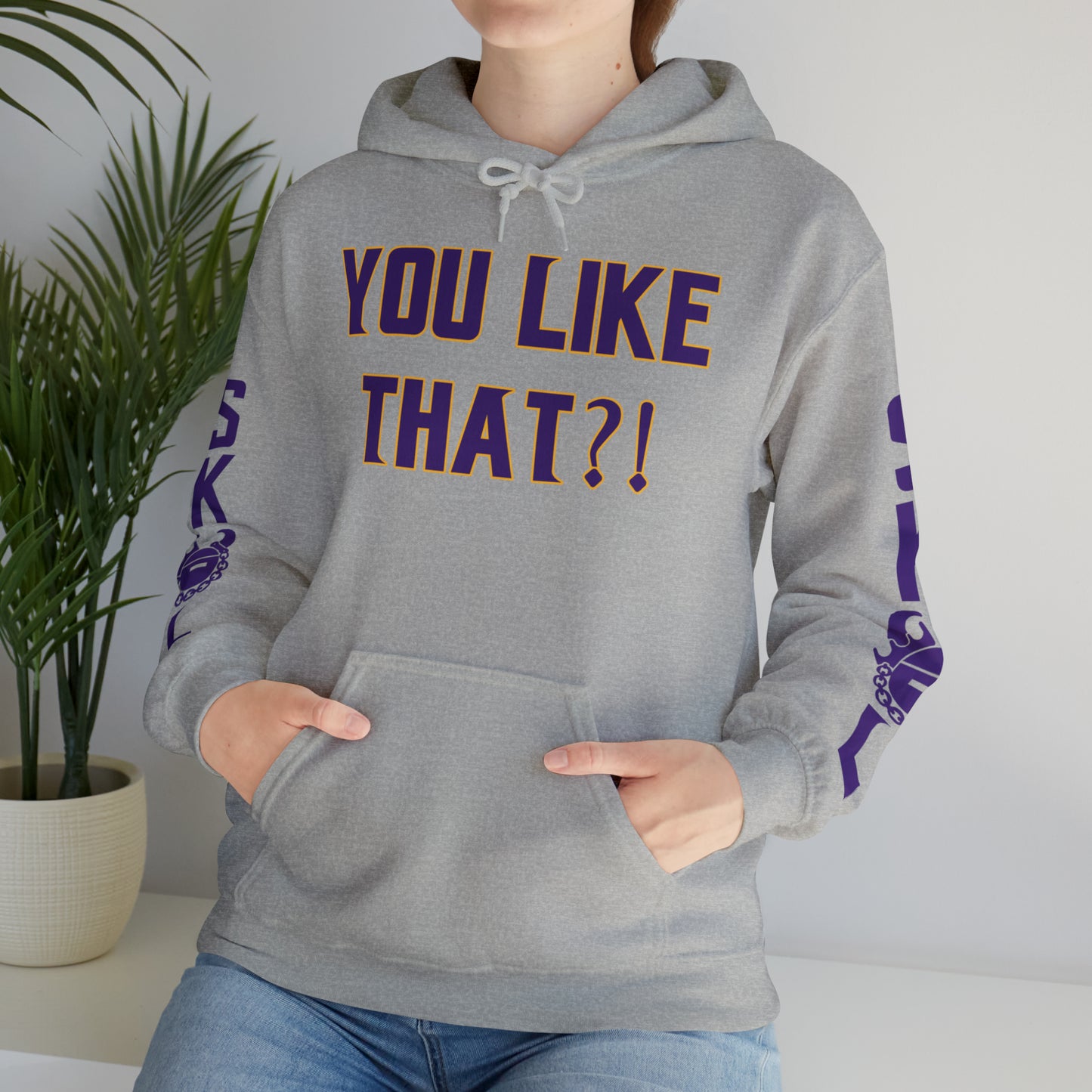 Unisex Heavy Blend™ Hooded Sweatshirt - YOU LIKE THAT?! + Original (Sleeves)