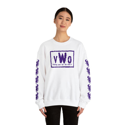 Unisex Heavy Blend™ Crewneck - VWO (Framed) + Game Day Helmet (Sleeves)