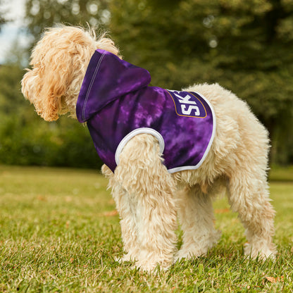 Pet Hoodie - Purple Tie-Dye