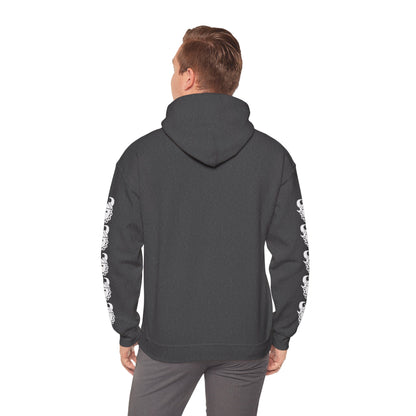 Unisex Heavy Blend™ Hooded Sweatshirt - SKOLL'NN + Game Day Helmet (Sleeves)
