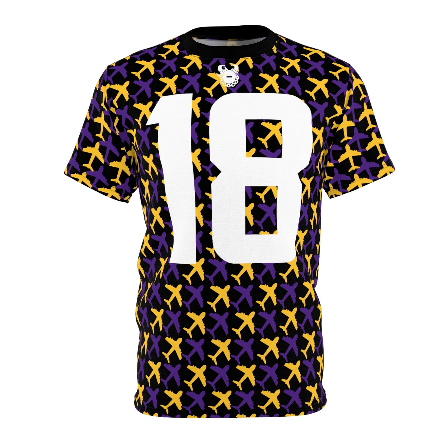 Unisex Cut & Sew Tee - Jet Planes - Jersey #18