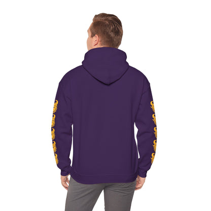 Unisex Heavy Blend™ Hooded Sweatshirt - SKOLL'NN + Game Day Helmet (Sleeves)