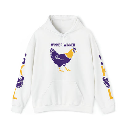 Unisex Heavy Blend™ Hooded Sweatshirt - Winner Winner Chicken Dinner + Original (Sleeves)