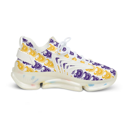 Men's Mesh Sneakers - Purple & Gold Helmets