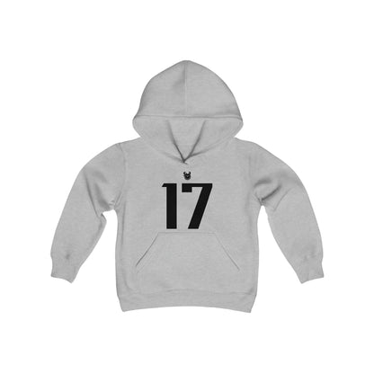 Youth Heavy Blend Hoodie - Jersey #17