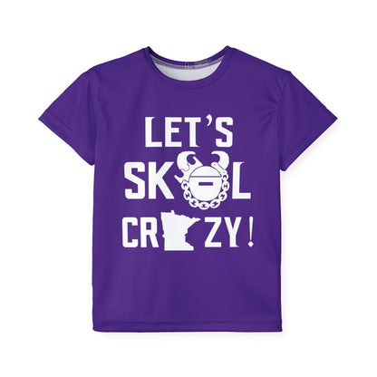 Kids Sports Jersey (Purple) - Let's go Crazy!