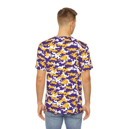 Men's Polyester Tee - Camo - Game Day Helmet