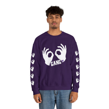 Unisex Heavy Blend™ Crewneck - Griddy Gang + Hands (Sleeves)