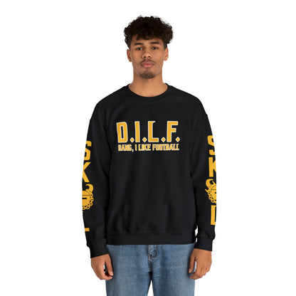 Unisex Heavy Blend™ Crewneck - D.I.L.F. + The Original (Sleeves)
