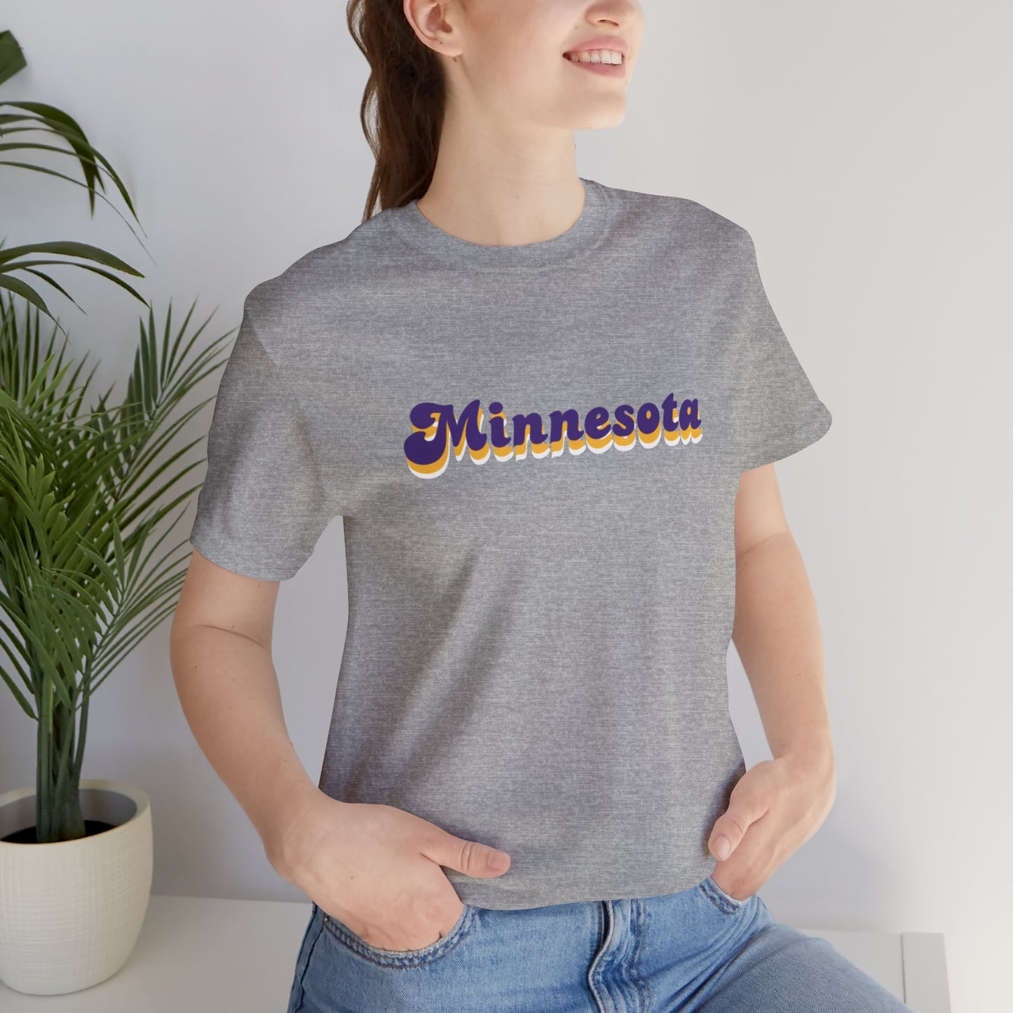 Unisex Jersey Short Sleeve Tee - Minnesota (Retro)