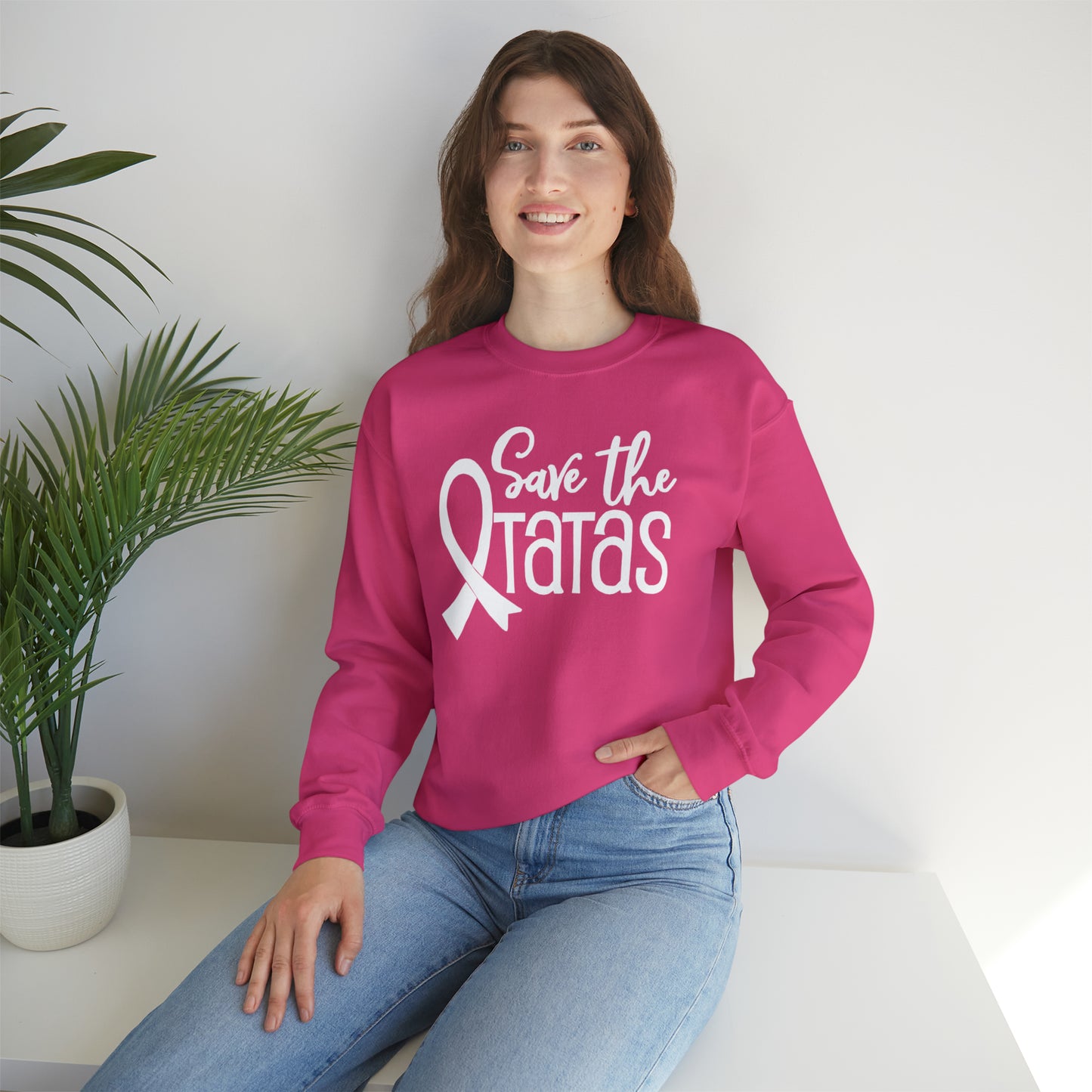 Unisex Heavy Blend™ Crewneck - Save the TaTas