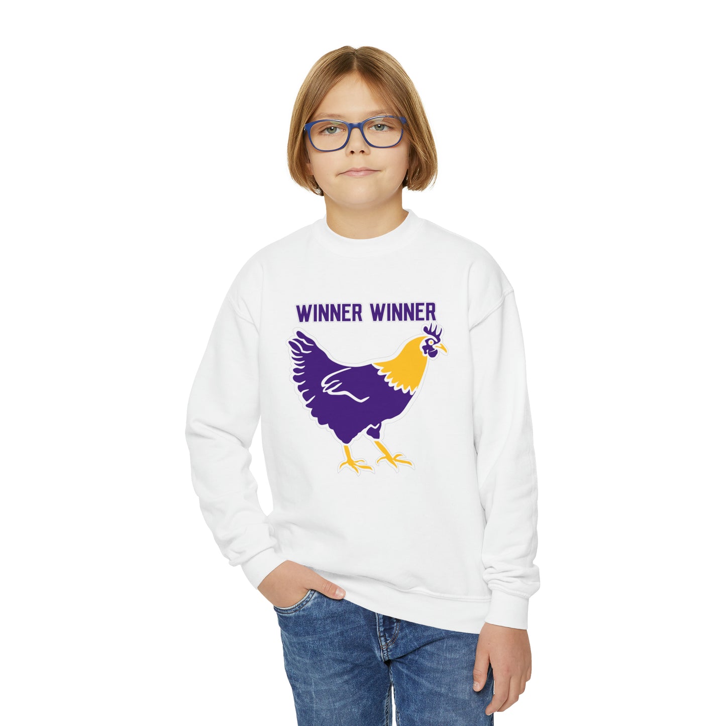 Youth Crewneck - Winner Winner Chicken Dinner