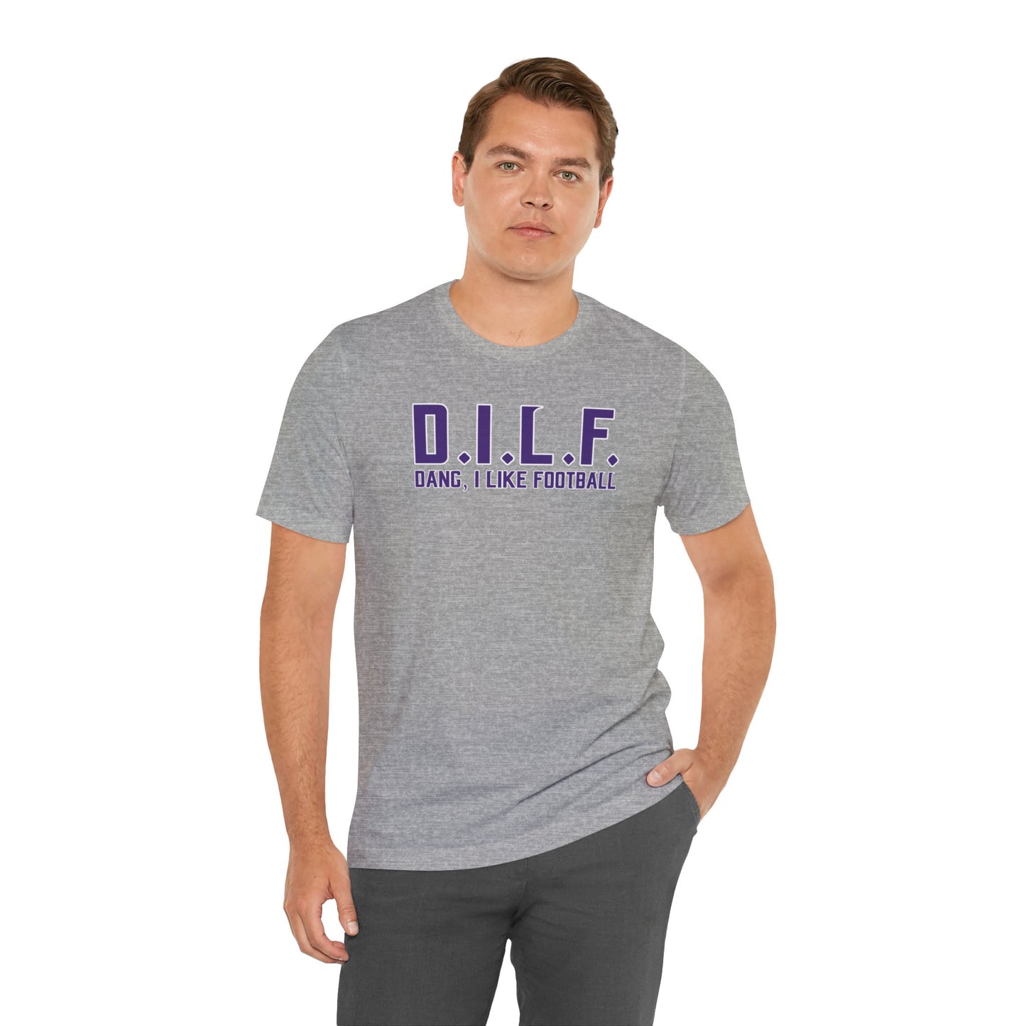 Unisex Jersey Short Sleeve Tee - D.I.L.F.
