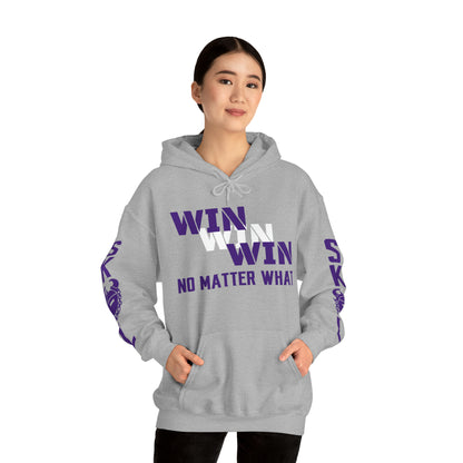 Unisex Heavy Blend™ Hooded Sweatshirt - No Matter What + Original (Sleeves)