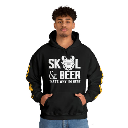 Unisex Heavy Blend™ Hooded Sweatshirt - & BEER + Original (Sleeves)